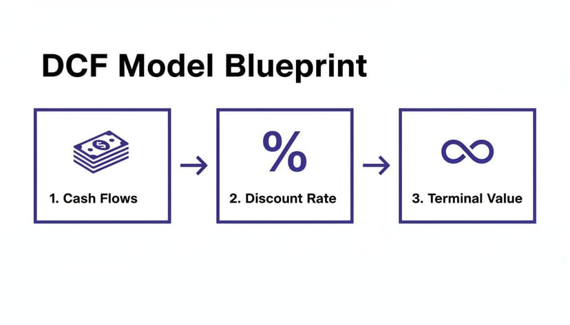 Infographic about excel dcf model