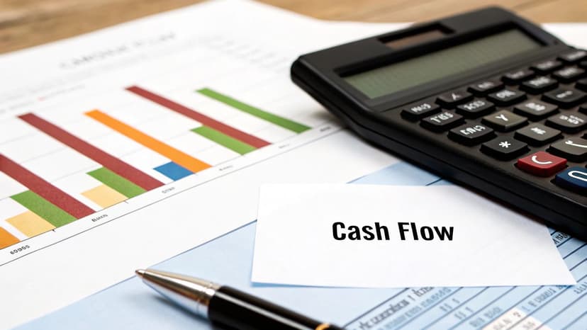 A person presenting a financial dashboard with charts and graphs to a group of colleagues.
