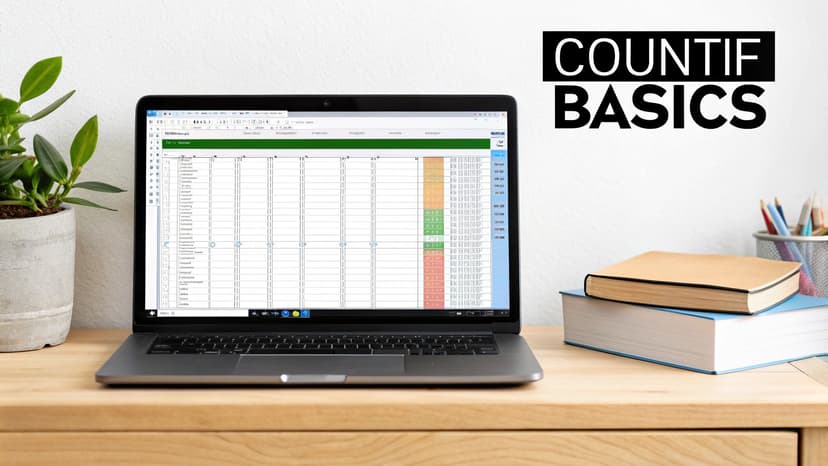 An Excel spreadsheet showing data analysis being performed.