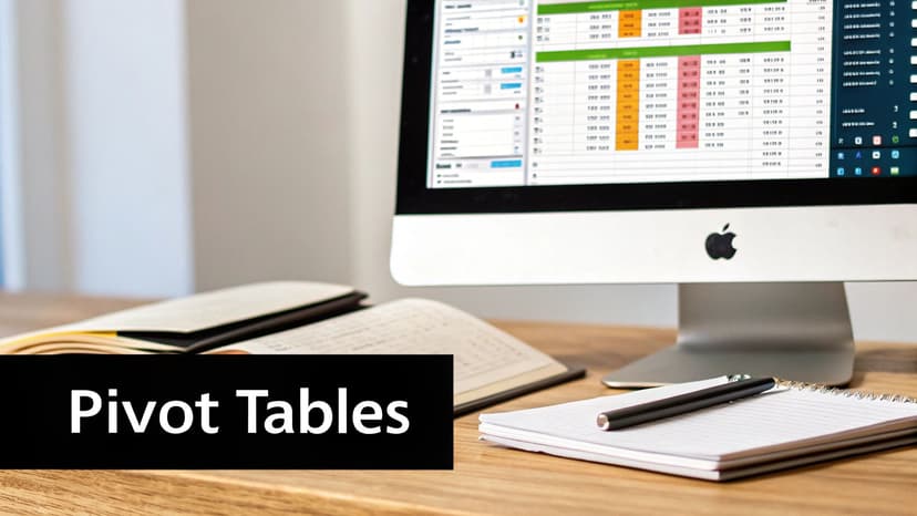 An overhead shot of a laptop displaying a vibrant Excel spreadsheet, with hands on the keyboard actively cleaning data.