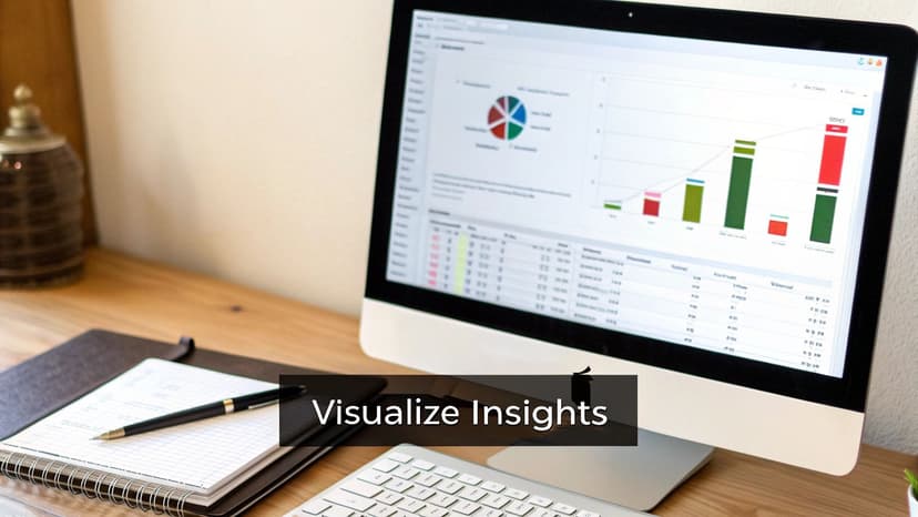 A visual representation of an automated workflow in Excel, showing gears and arrows connecting different tasks.