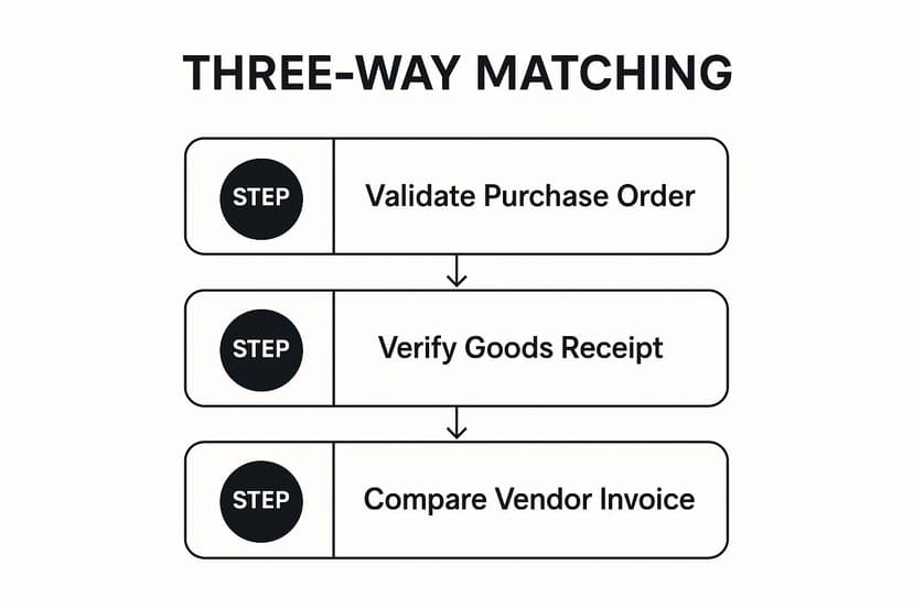Infographic showing key data about Three-Way Matching