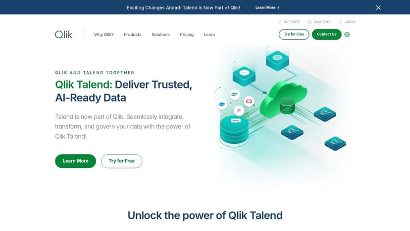Talend by Qlik (Talend Data Fabric / Talend Cloud)