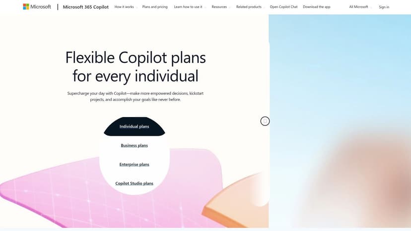 Microsoft Copilot (Microsoft 365 Copilot plans)
