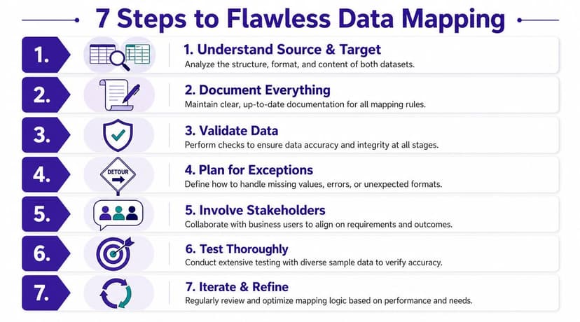 7 Best Practices for Flawless Data Mapping