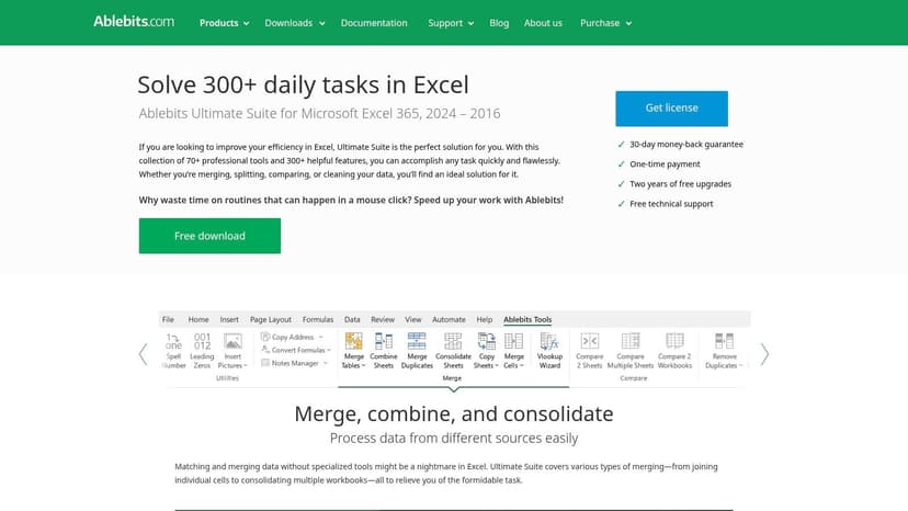 Ablebits Ultimate Suite for Excel