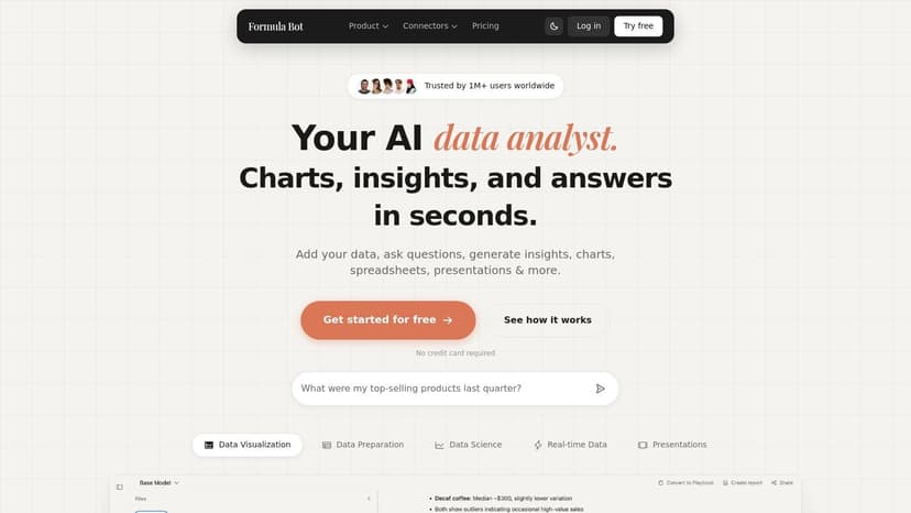 Formula Bot (formerly Excel Formula Bot)
