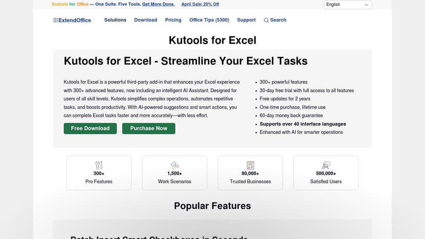 Kutools for Excel